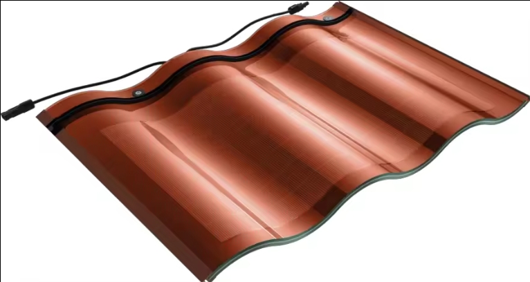 Bright Solar 32W Solar Roof Tiles New Curved Solar Roof System
