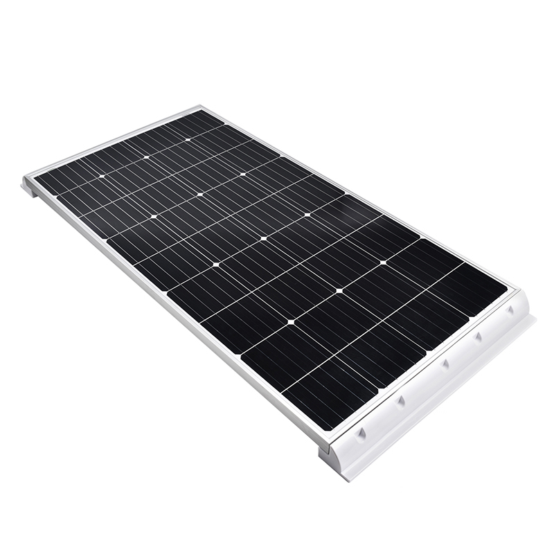 100w RV Glass Solar Panel with ABS spoilers bracket
