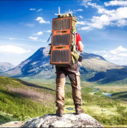 solar battery charger from Bright Solar for Life On the Move