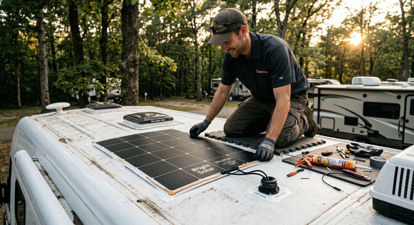 How to Install Flexible Solar Panels? 1 How to Install Flexible Solar Panels?(images 1)
