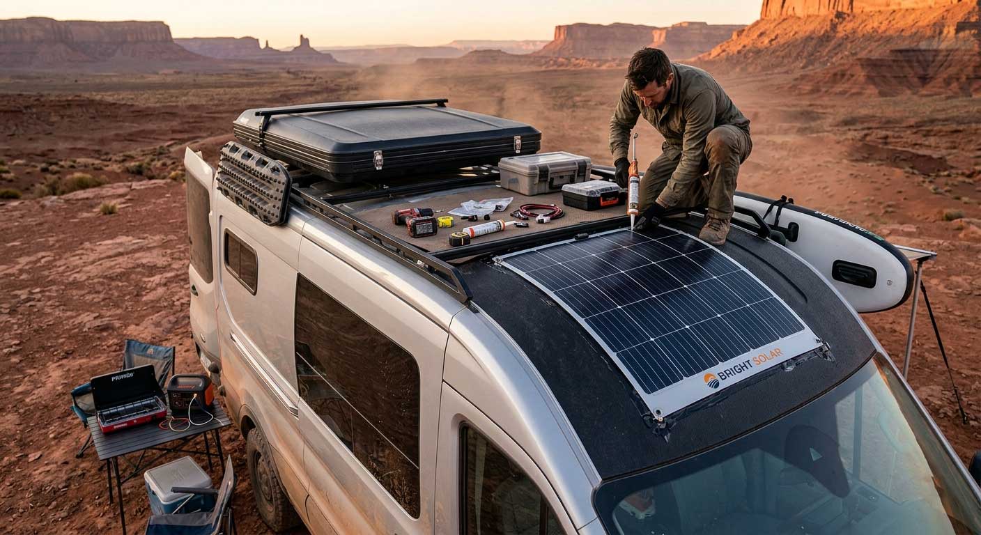 Flexible Solar Panel Installation for RVs, Boats, and Off-Grid Systems 1 1gdsgadaGDSAGDsf