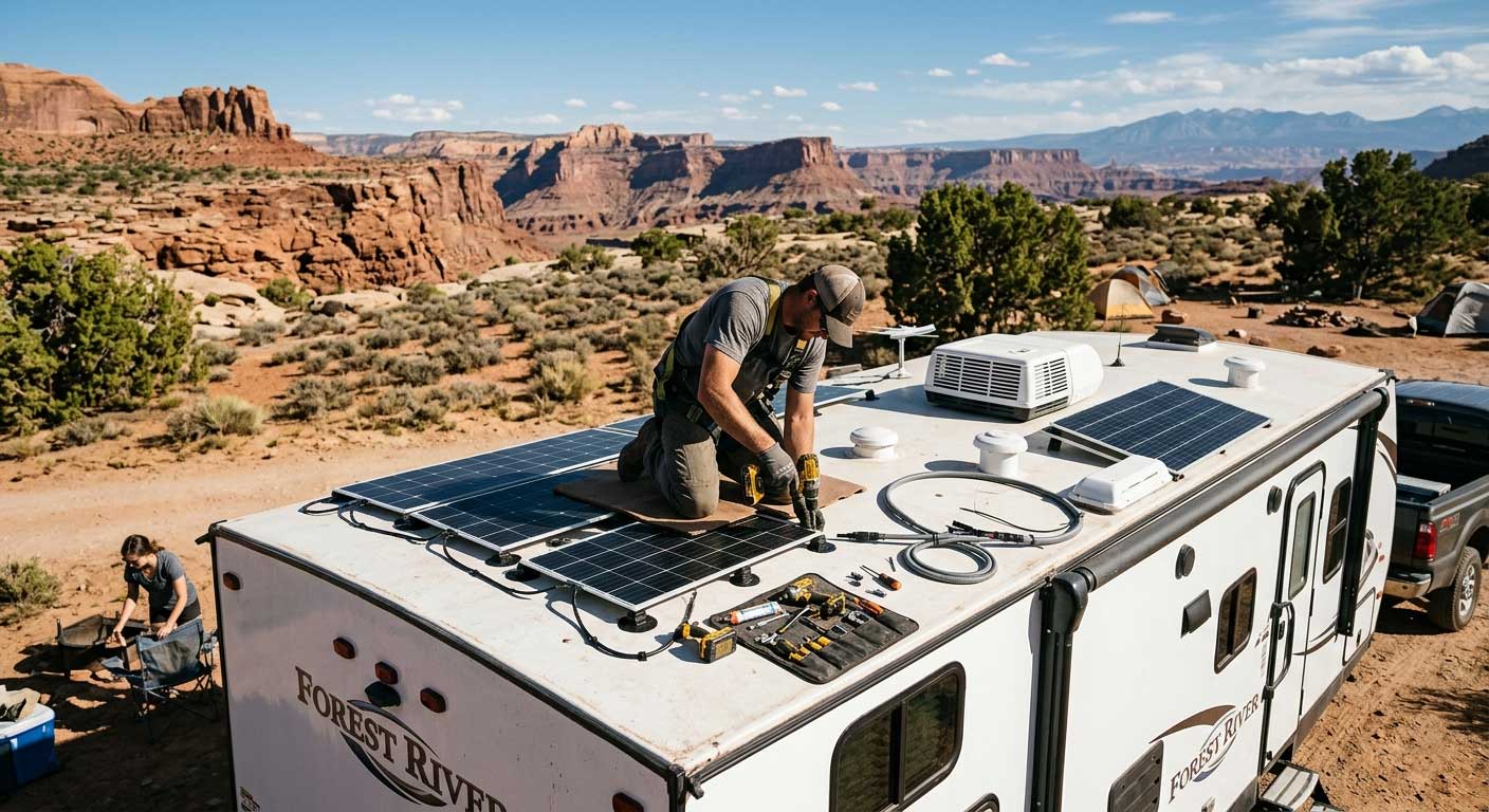 how to mount flexible solar panels to rv roof? 1 1gfdsalkghfdshgsfdj