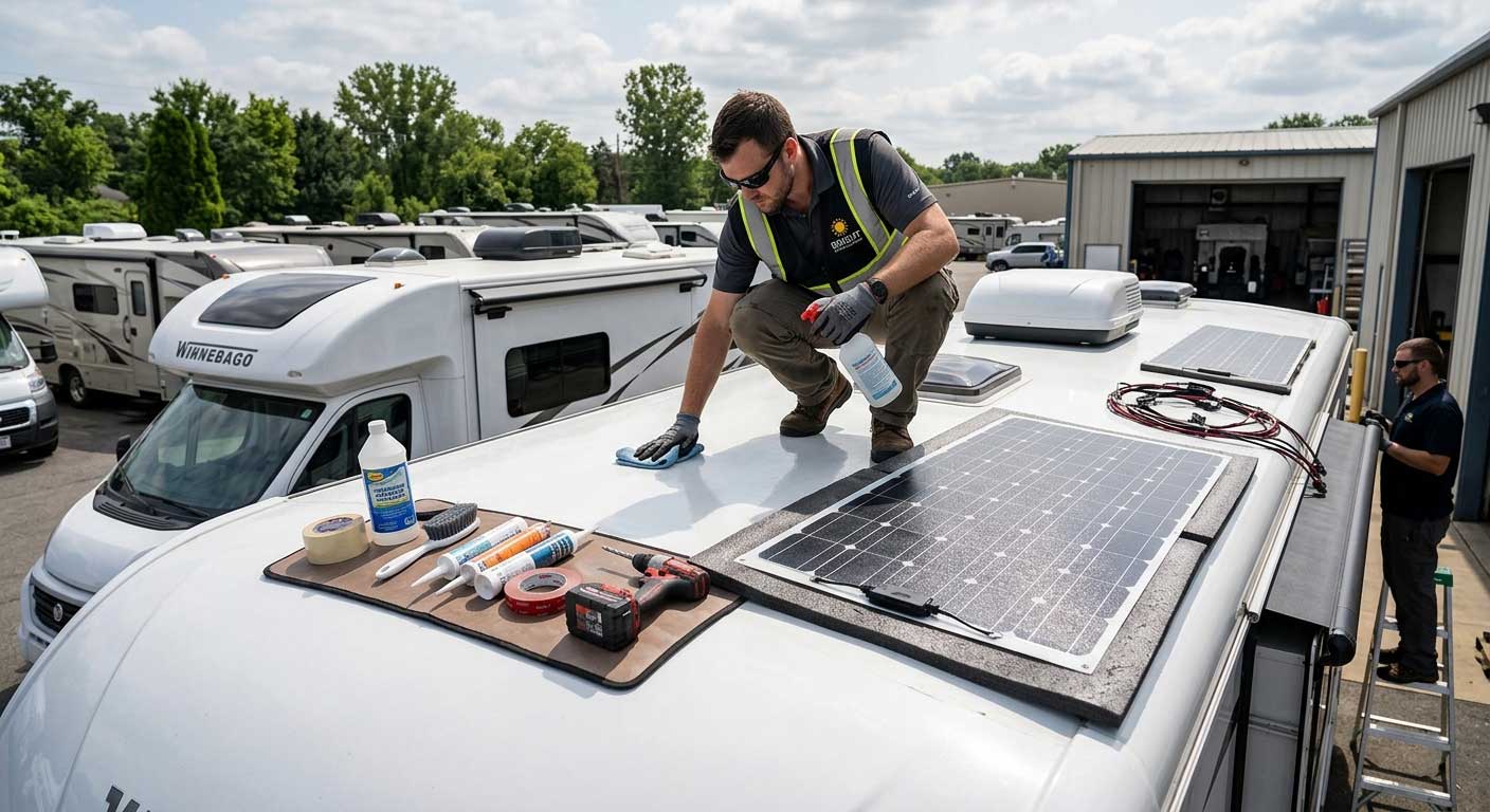 How to Mount a Flexible Solar Panel? 1 1hgfjdkhgjfdhgfhgfh