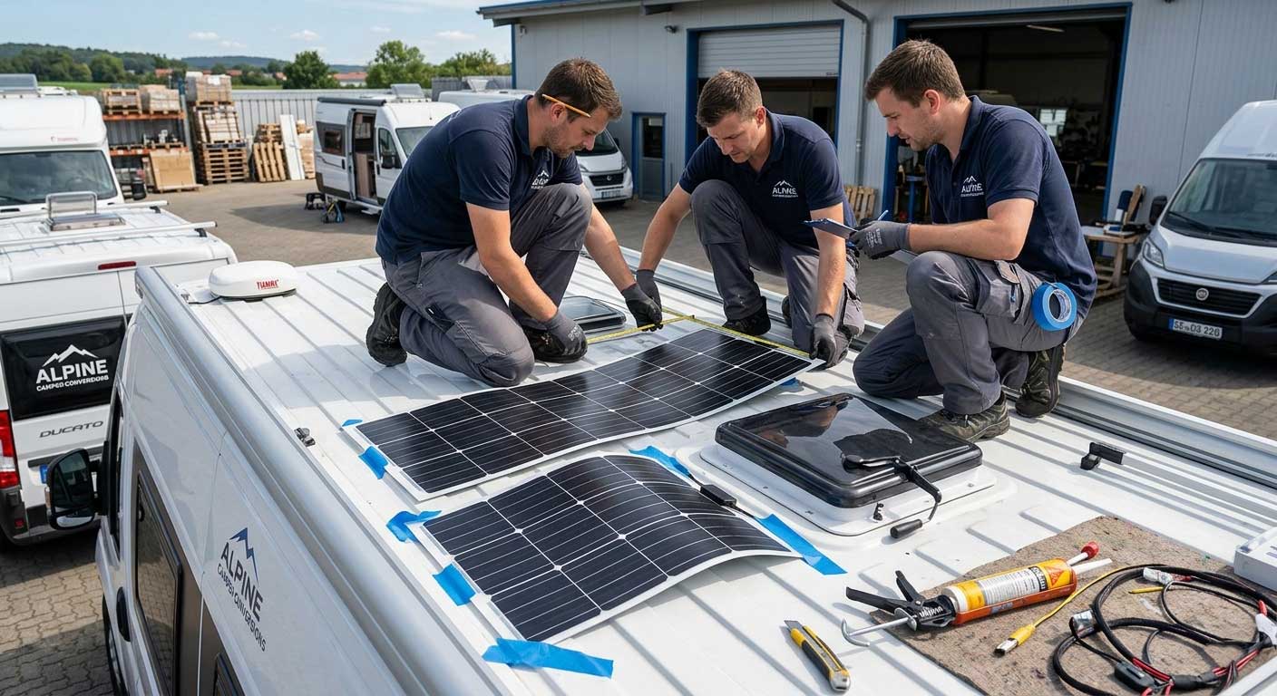 How to Install Flexible Solar Panels on Van? 2 2fdsagfkjdshgafdhgfd