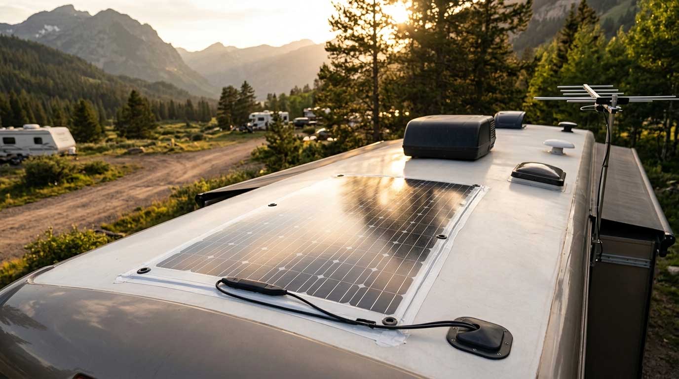 Panel Solar Flexible 100W for RV, Marine, and Off-Grid Use 2 2gfdsahjgsjhgdf