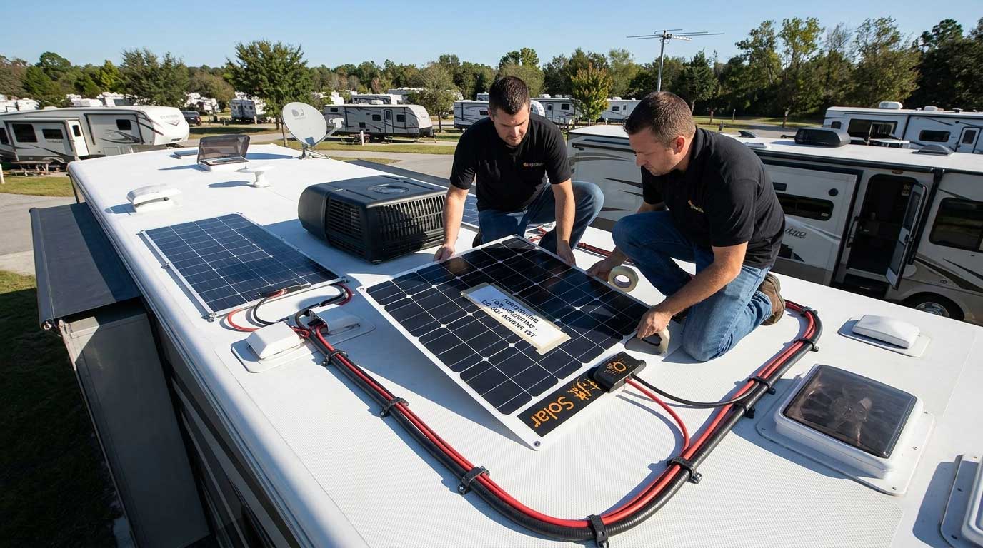 How to Mount Flexible Solar Panel? 2 2gfdsgnfkdsnhgfjed