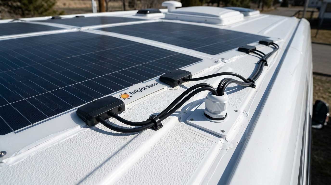 How to Install Flexible Solar Panels on Van? 3 3gfdsghfsdhgfh