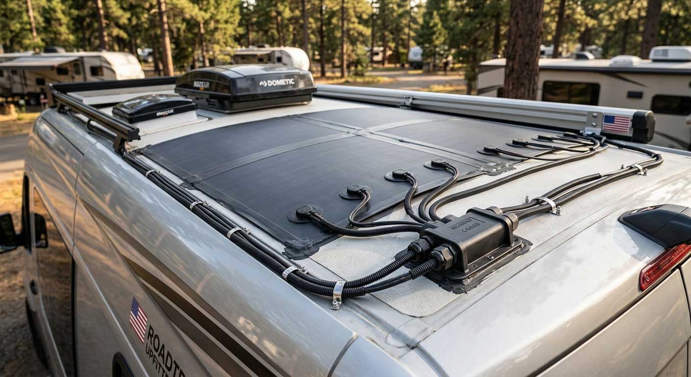 How to Install Flexible Solar Panels on RV? 3 3gfdshglkdhgfjhgf