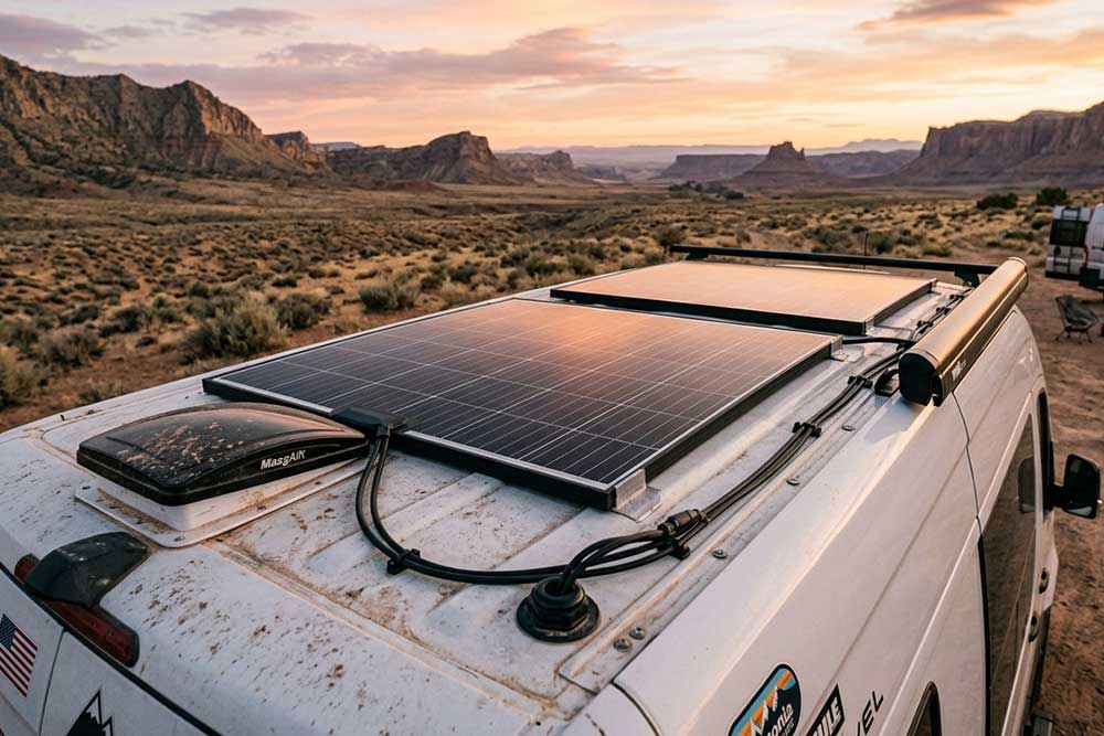 how do flexible solar panels work?