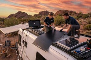 Flexible Solar Panel Installation for RVs, Boat...