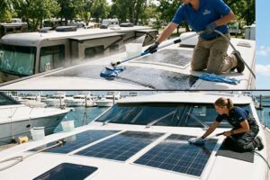 How to Clean Flexible Solar Panels?