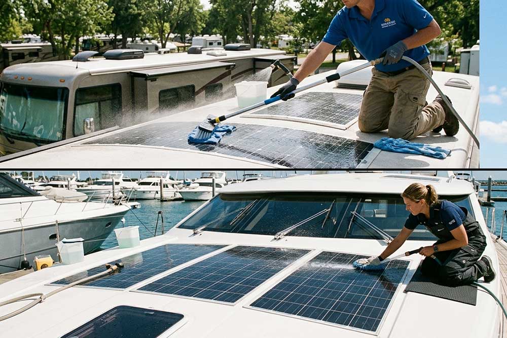 How to Clean Flexible Solar Panels?