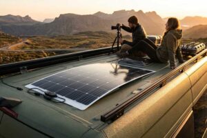 200 Watt Flexible Solar Panel for RV, Marine, a...