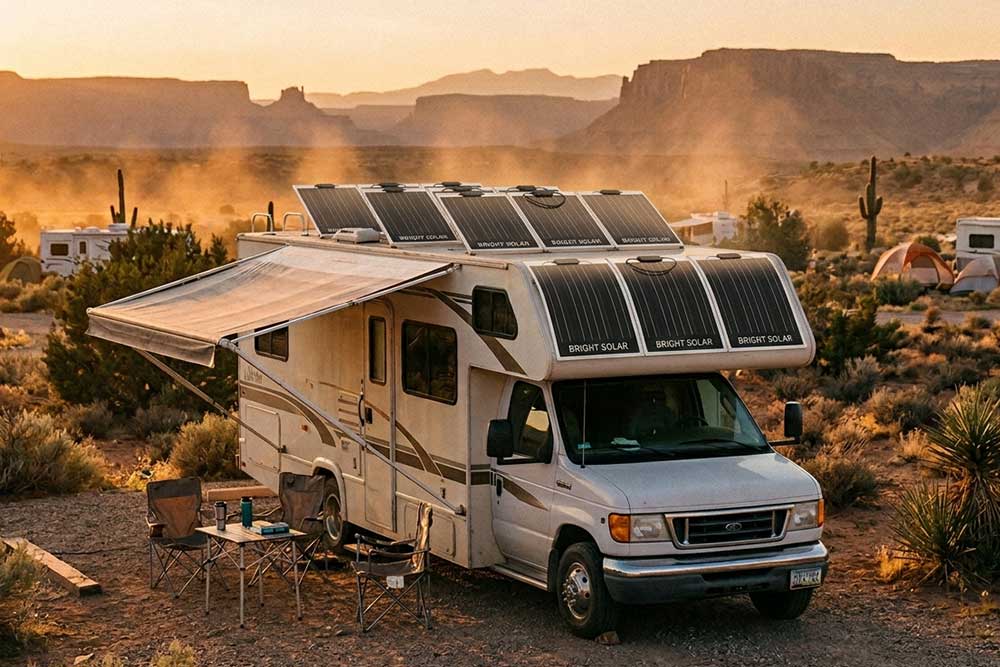How to Install Flexible Solar Panels on RV Roof?