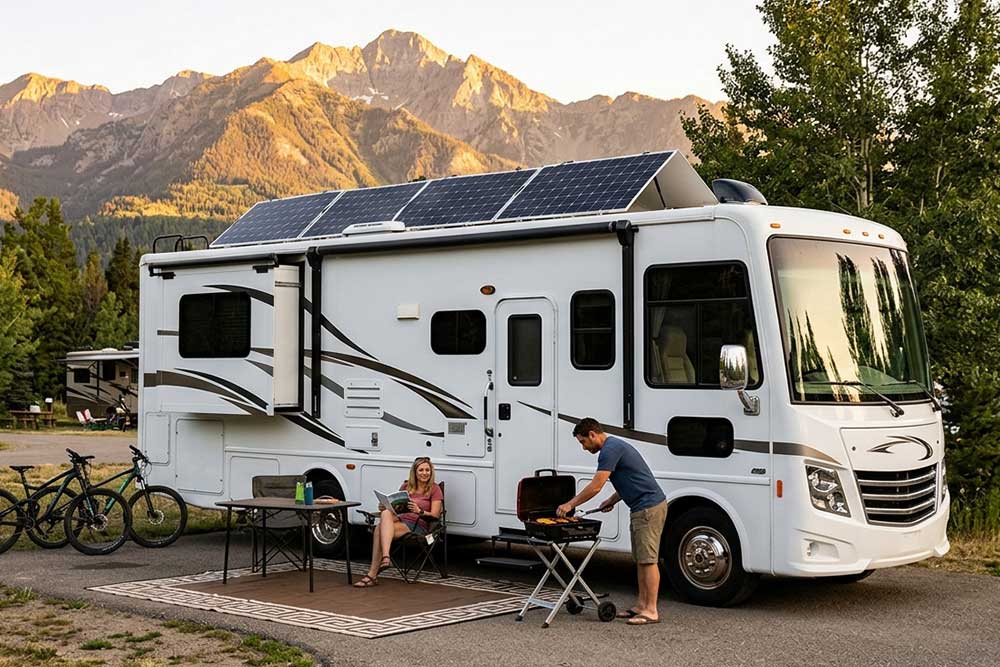 How to Install Flexible Solar Panels on RV?