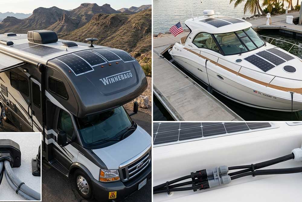 How to Attach Flexible Solar Panels?