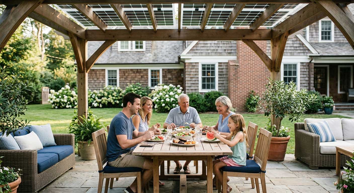 Pergola for Solar Panels: A Smart Way to Create Shade and Generate Power 2 2gdsahgfdsjhgfd