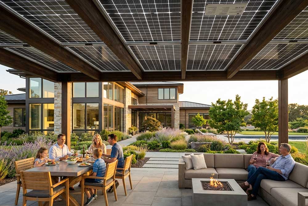 Solar Pergolas for Outdoor Living and Clean Ene...