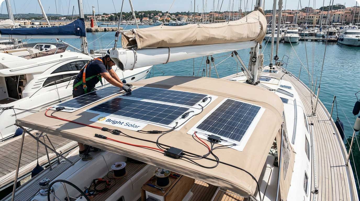 Flexible Marine Solar Panels: Reliable Solar Power for Boats and Yachts 3 3gfdsahgfdshgfd