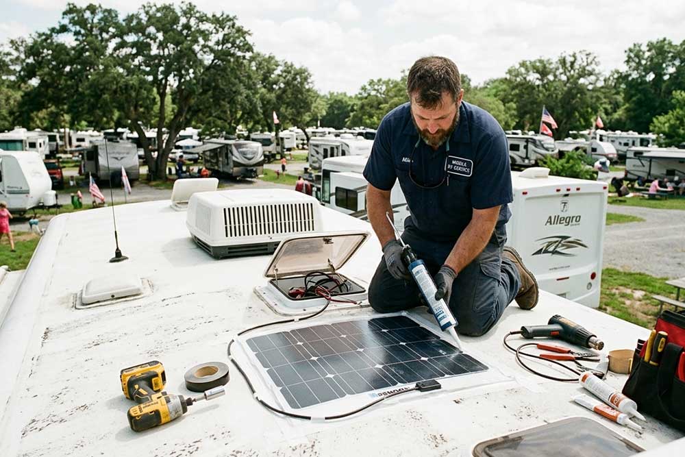 How to Mount Flexible Solar Panels on a Fibergl...