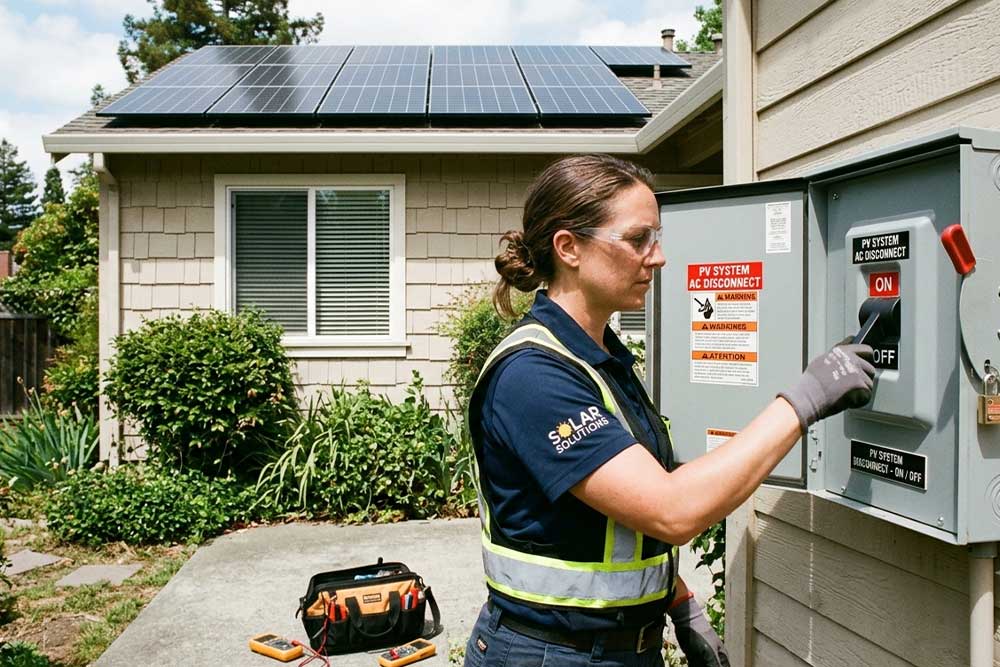 How to Turn Off Solar Panels?
