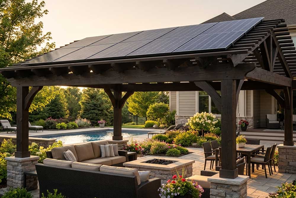 Pergola for Solar Panels: A Smart Way to Create... Pergola for Solar Panels: A Smart Way to Create...