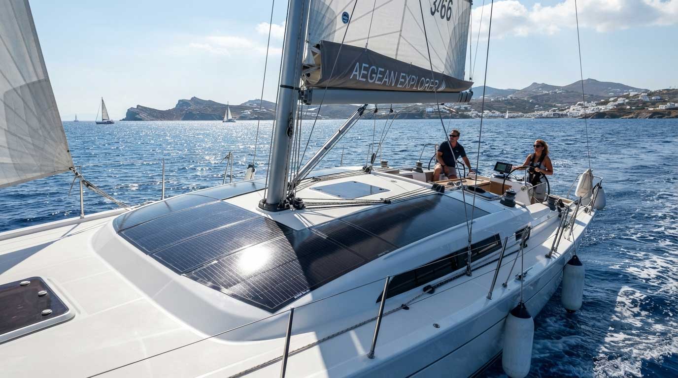 Flexible solar panel boat: Lightweight Marine Solar Solution for Modern Vessels 1 1gfdlksjhgfdj