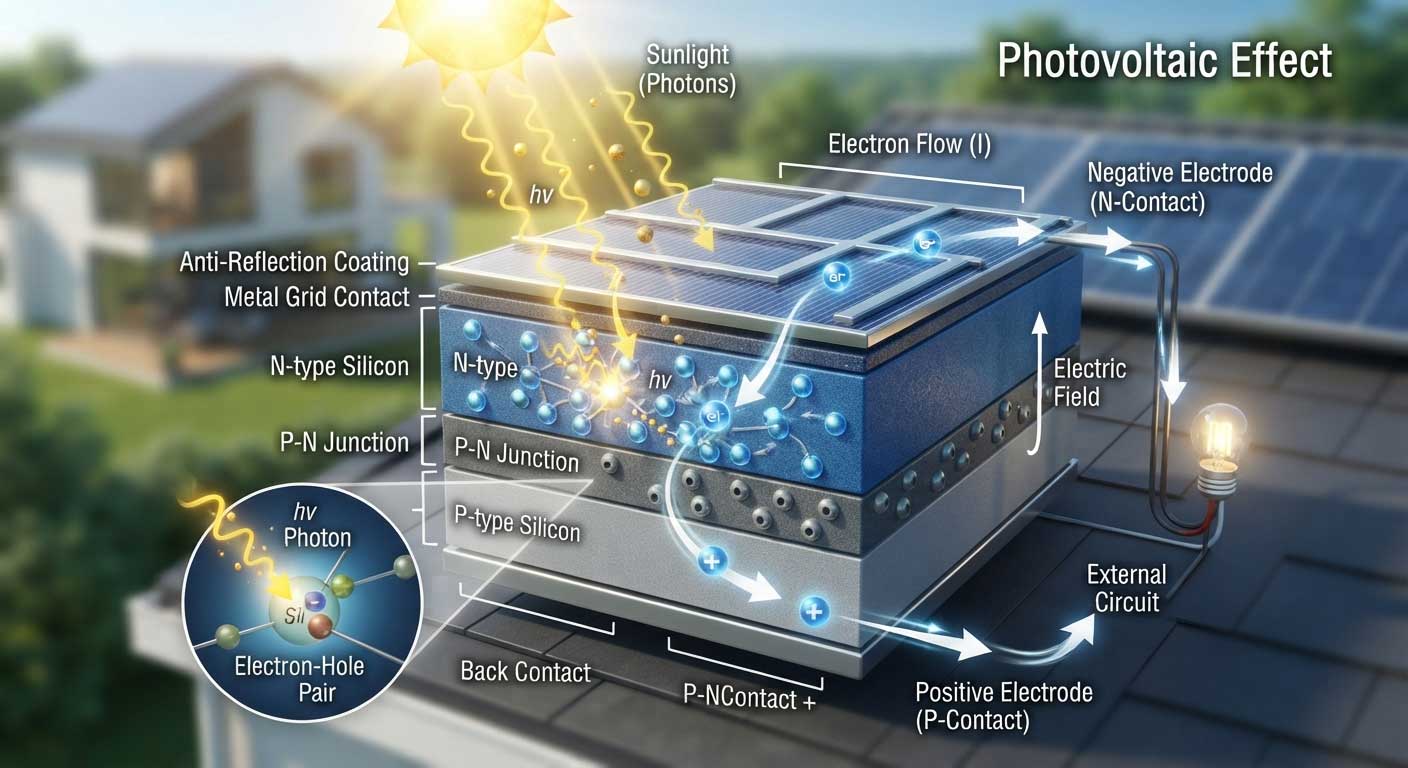 how do solar panels generate electricity? 1 1gfdsjhlgfkdjfg