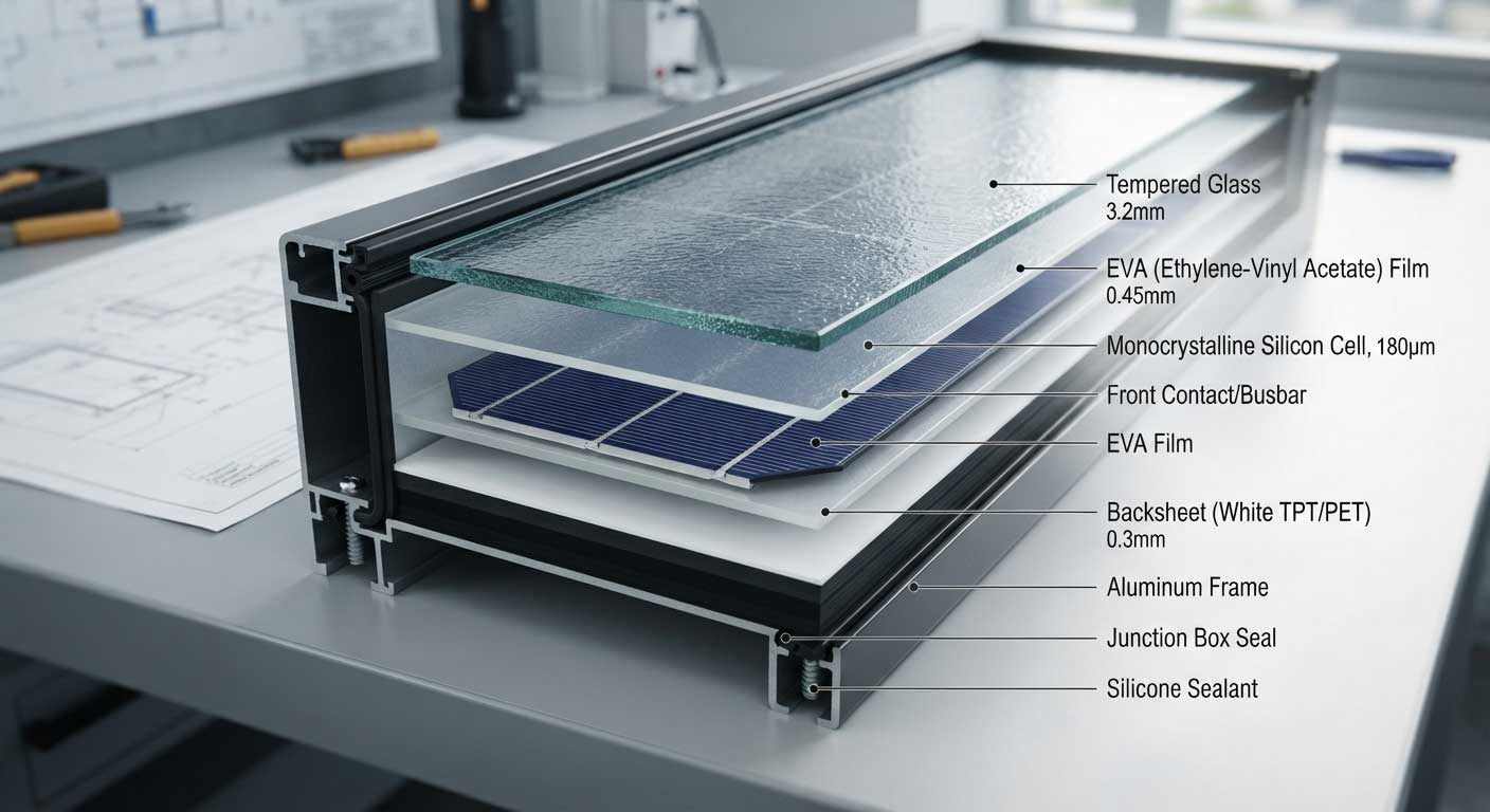 what are solar panels made of? 1 1gfdskjanhgfdsh