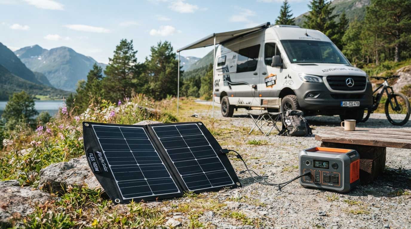 Flexible 100 Watt Solar Panel for RV, Marine and Off-Grid Applications 1 1gfsdjhgfsh