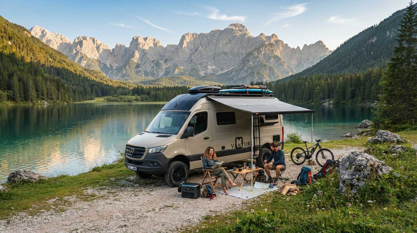 flexible solar panels for van roof: Lightweight Solar Solution for Camper Conversions 3 3gfdahgfdjhgf