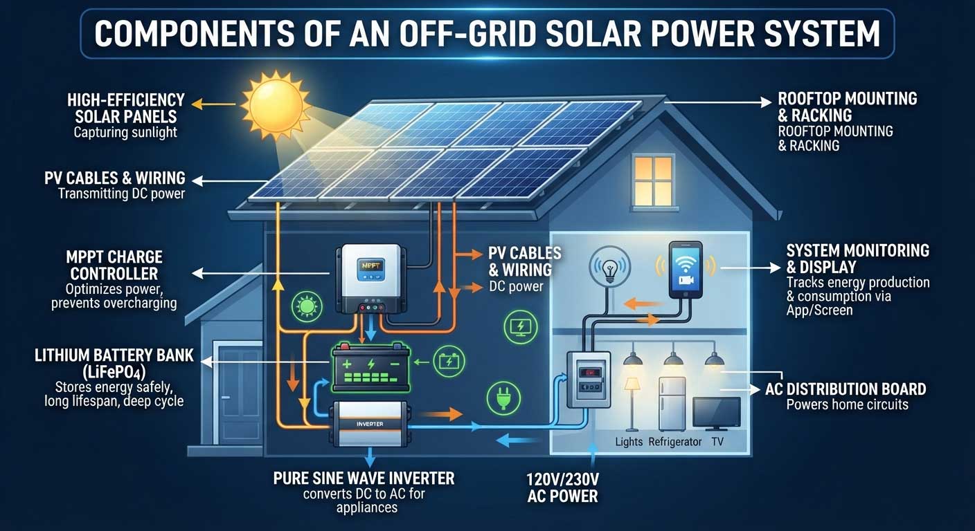 Off Grid Solar Power System: Complete Guide for Energy Independence 3 3gfdsjhgfdjf