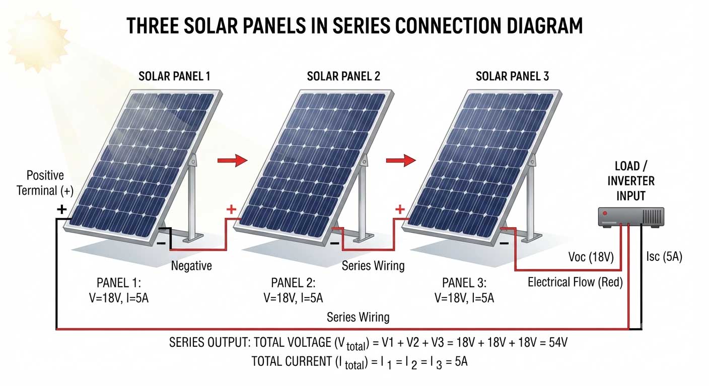 Solar Panels Series or Parallel: Which Wiring Method Is Better? 3 3gfdsjhgfdjg