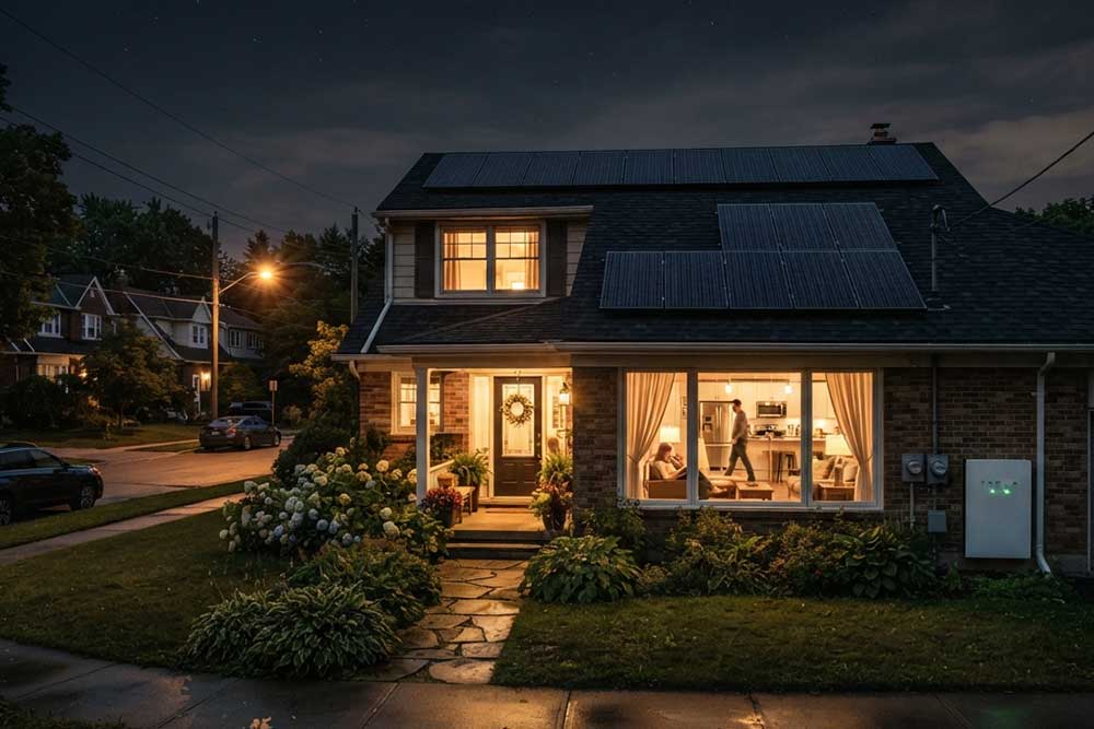 do solar panels work at night?