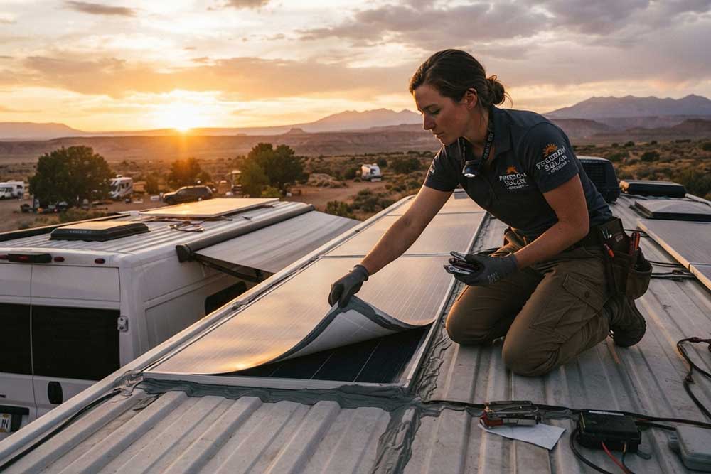 mounting flexible solar panels (Field Installat... mounting flexible solar panels (Field Installat...