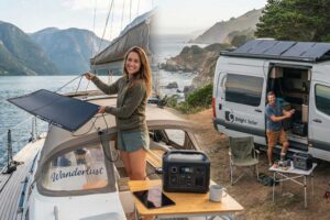 Flexible 100 Watt Solar Panel for RV, Marine an...
