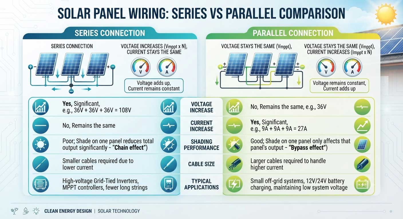 Solar Panel Series vs Parallel: Which Connection Method Is Better? 5 5gfdshgfdjg