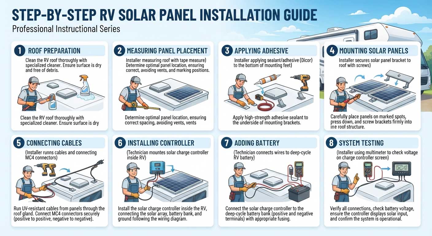 RV Solar Panel Installation: Complete Guide for Off-Grid RV Power 7 6gfdshgfdh