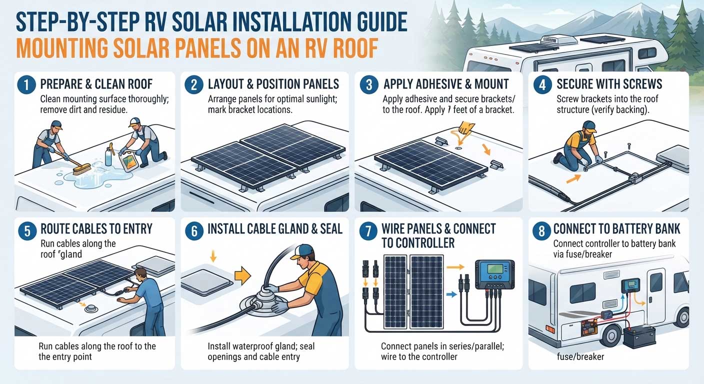 Mounting Solar Panels on RV: Complete Installation Guide for Secure Solar Power 7 7gfdshgfdhgf