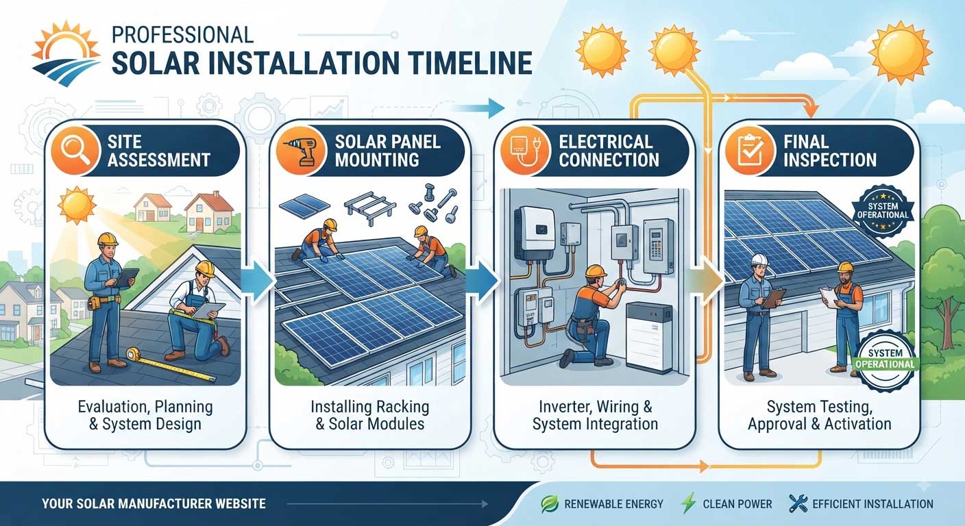 How long do solar panels take to install? 1 1GFDSHGFDSHFD