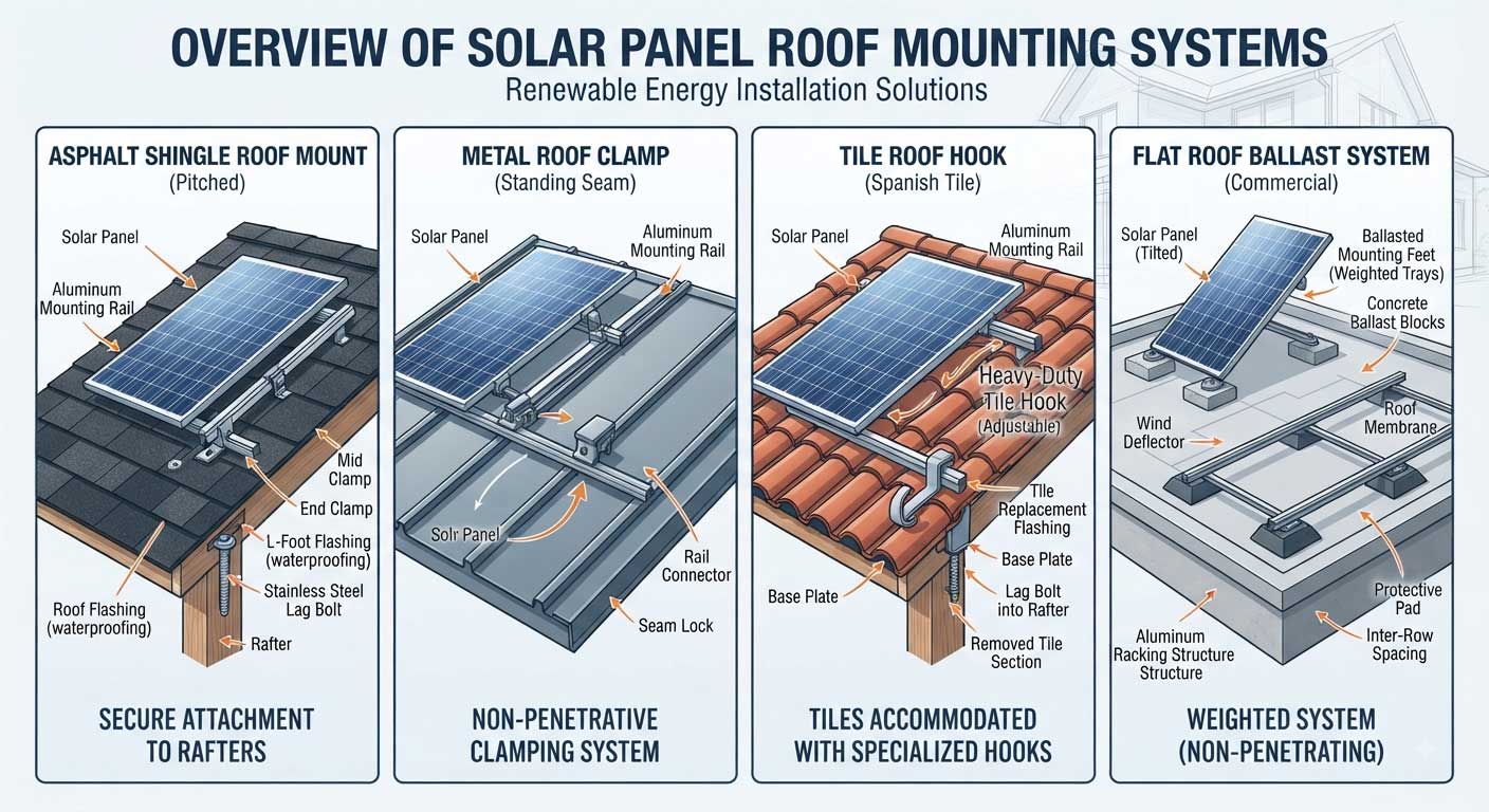 How to Mount Solar Panels on Roof? 1 1gfdshgfdshgfd