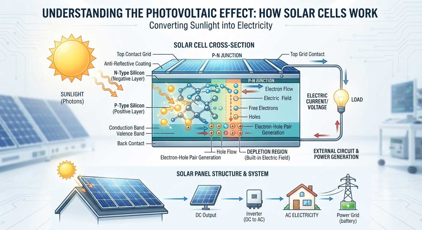 How Do Solar PV Panels Generate Electricity? 1 1gfdshgsfjgf