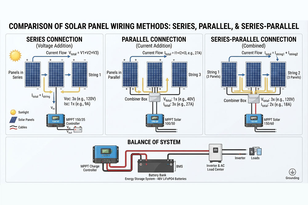 Series and Parallel Solar Panels: How to Connect Solar Panels Correctly 1 1gfdsjhgfdjhg