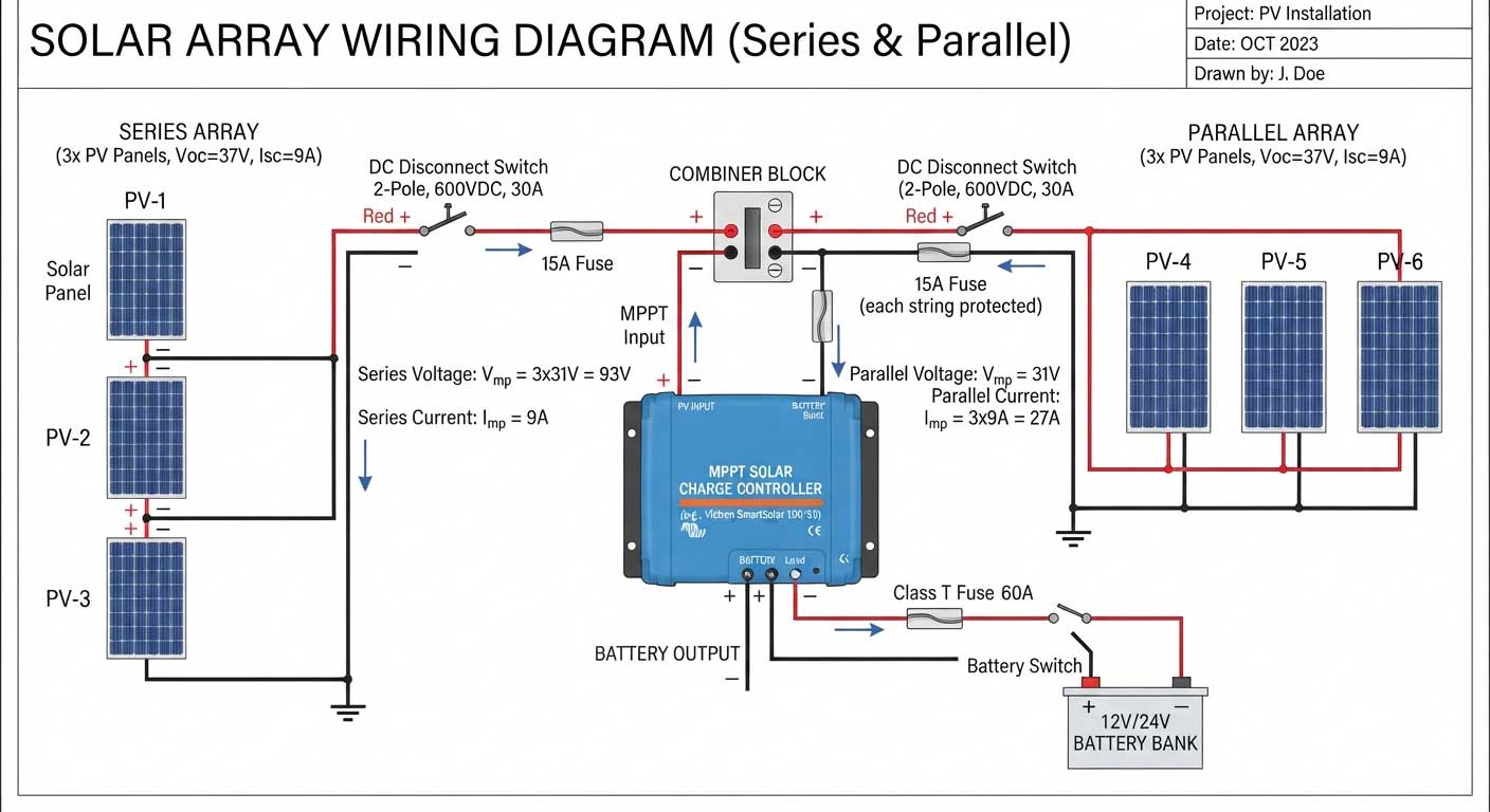 How do you wire solar panels? 1 1gfdsujhgfdjgf