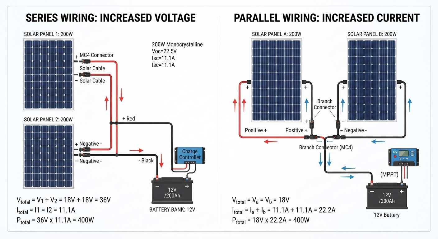 How to Connect Solar Panels? 1 1hgfdjhgfjh