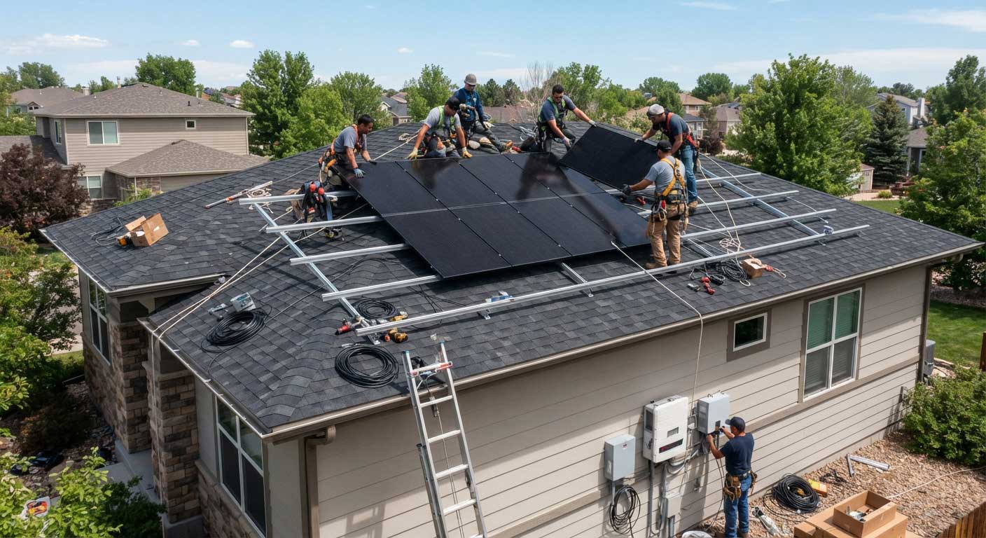 how long does it take to install a solar panel? 1 1hgfjhgfkjhg