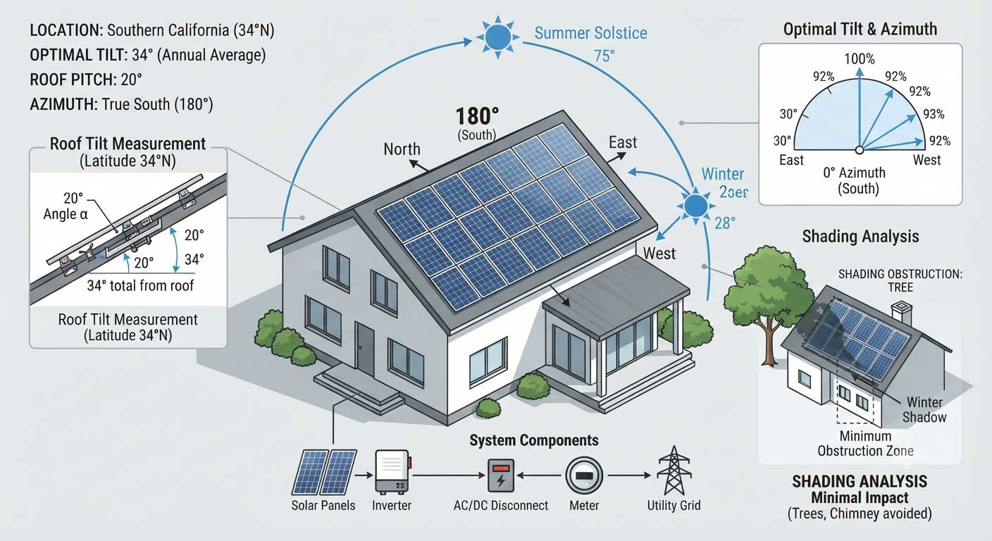 What Direction Should Solar Panels Face? 2 2fdsahgfdshfd
