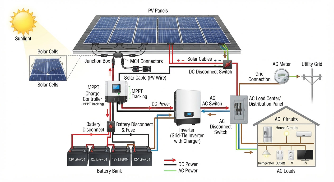 Series and Parallel Solar Panels: How to Connect Solar Panels Correctly 2 2gfdshgfds