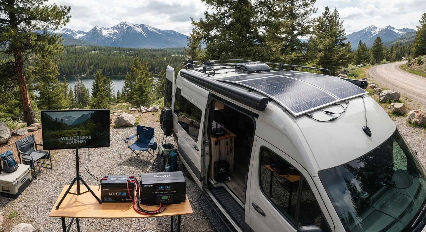 Will a 200 watt solar panel run a tv? 2 2hgfdshgfddz