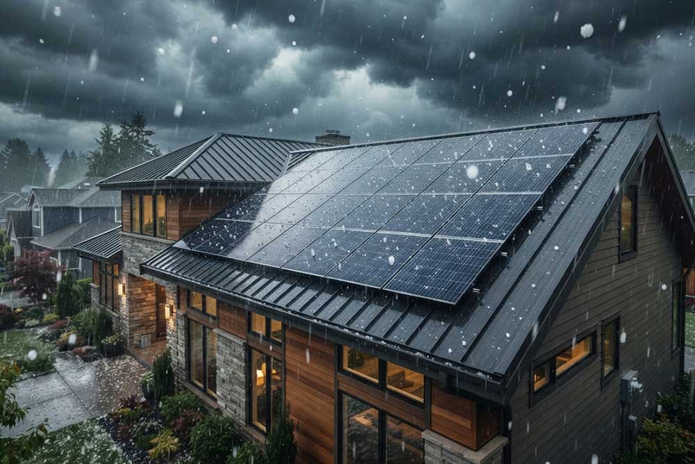 will hail damage solar panels?